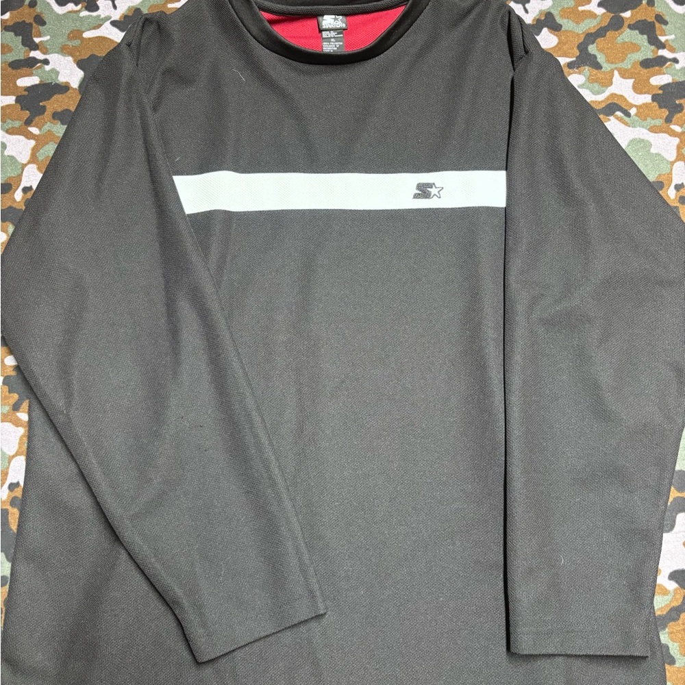 Vintage 90s Starter Knit L/S Shirt Classic Sportswear Excellent Condition - XL